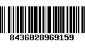 Código de Barras 8436028969159