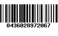 Código de Barras 8436028972067