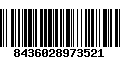 Código de Barras 8436028973521