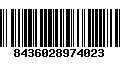 Código de Barras 8436028974023