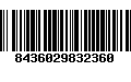 Código de Barras 8436029832360