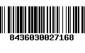 Código de Barras 8436030027168