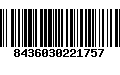 Código de Barras 8436030221757