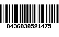 Código de Barras 8436030521475