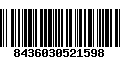 Código de Barras 8436030521598