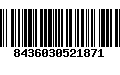 Código de Barras 8436030521871