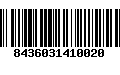 Código de Barras 8436031410020