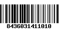 Código de Barras 8436031411010