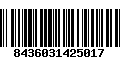 Código de Barras 8436031425017