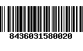 Código de Barras 8436031580020