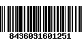 Código de Barras 8436031601251