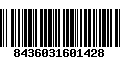 Código de Barras 8436031601428