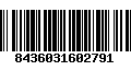 Código de Barras 8436031602791