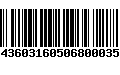 Código de Barras 8436031605068000350