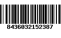 Código de Barras 8436032152387