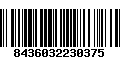 Código de Barras 8436032230375