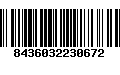 Código de Barras 8436032230672