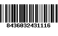 Código de Barras 8436032431116