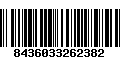 Código de Barras 8436033262382