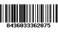 Código de Barras 8436033362075