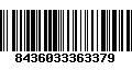 Código de Barras 8436033363379