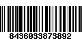 Código de Barras 8436033873892