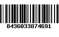 Código de Barras 8436033874691