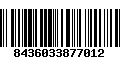 Código de Barras 8436033877012