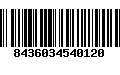 Código de Barras 8436034540120