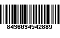 Código de Barras 8436034542889