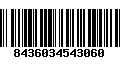 Código de Barras 8436034543060