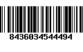 Código de Barras 8436034544494