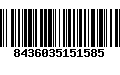 Código de Barras 8436035151585