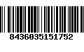 Código de Barras 8436035151752