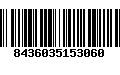 Código de Barras 8436035153060