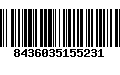 Código de Barras 8436035155231