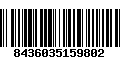 Código de Barras 8436035159802