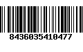 Código de Barras 8436035410477