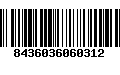 Código de Barras 8436036060312