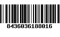 Código de Barras 8436036188016
