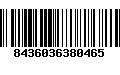 Código de Barras 8436036380465