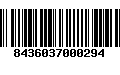 Código de Barras 8436037000294