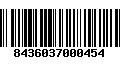 Código de Barras 8436037000454