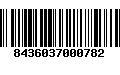 Código de Barras 8436037000782