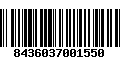 Código de Barras 8436037001550