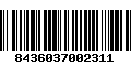 Código de Barras 8436037002311