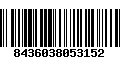 Código de Barras 8436038053152