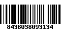 Código de Barras 8436038093134