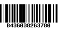 Código de Barras 8436038263780