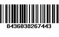 Código de Barras 8436038267443